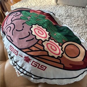 Cozy Noodle Bowl Decorative Pillow